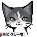 にほんブログ村 猫ブログ MIXグレー猫へ